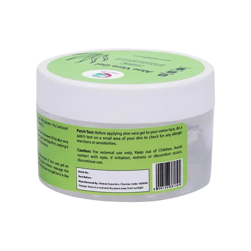 Miniatura 4 de Gel de aloe vera de 12 onzas, gel de aloe puro y natural calmante para la cara, la piel, el cuero cabelludo y el cabello – Hidratante diario