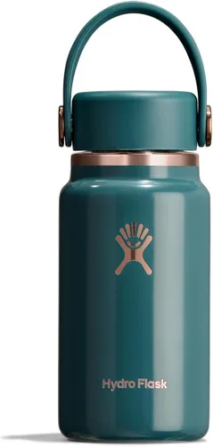 Miniatura 9 de Hydro Flask Micro Bottle - Mini frasco aislado a prueba de fugas para bolso o bolsillo en 6.7 onzas, verde agave