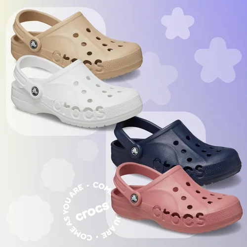 Miniatura 7 de Crocs Zuecos unisex para adultos Via, zapatos de enfiler para hombres y mujeres