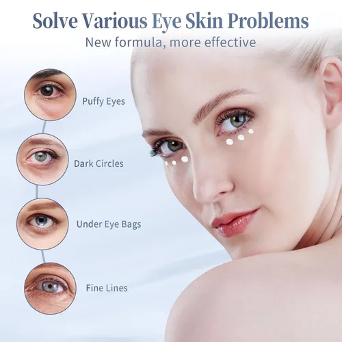 Miniatura 5 de Crema para debajo de los ojos con retinol – Crema antienvejecimiento para ojeras, hinchazón, arrugas, reduce las bolsas de ojos, líneas finas