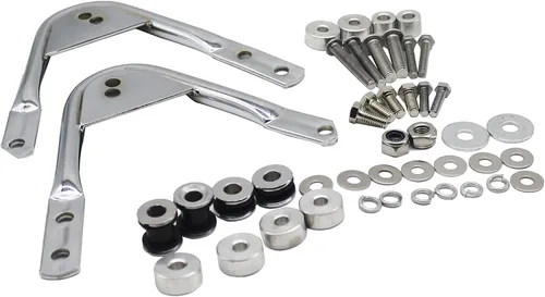 Miniatura 6 de YHMOTO Kit de herrajes de acoplamiento delantero desmontables para Harley Touring Road King Street Road Electra Glide 1997-2008 Kit de acoplamiento