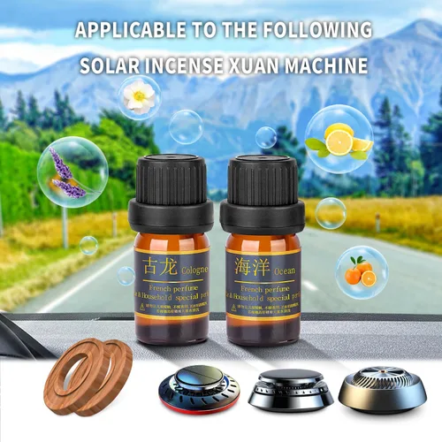 Miniatura 8 de Kwak's Recambios de ambientador de automóvil, aceite esencial para renovador de automóvil, juego de Navidad hecho de extractos de plantas naturales