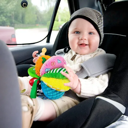 Miniatura 7 de Pelotas sensoriales 8 en 1 para niños pequeños, juguete de tela arcoíris para desarrollo sensorial, juguetes Montessori para bebés de 6 a 12 meses