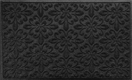 Alfombra WaterHog para entradas – Alfombra para interior/exterior para entrada de casa, diseño duradero que atrapa la suciedad para puerta delantera