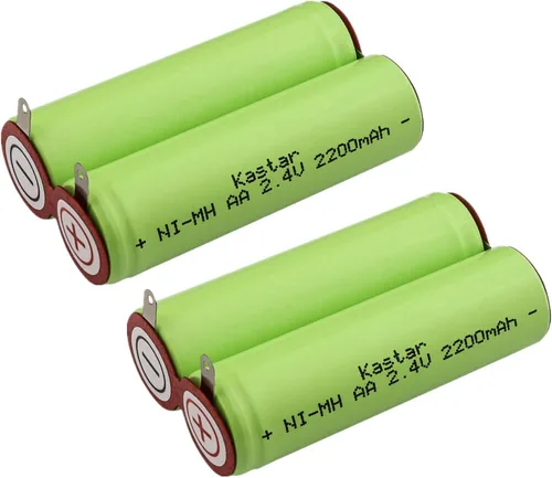 Miniatura 6 de Kastar Paquete de 3 baterías de repuesto de 2.4 V 2200 mAh Ni-MH para irrigador dental de agua GP130AAHE2B1H 2SBT, hilo dental de agua WP-450