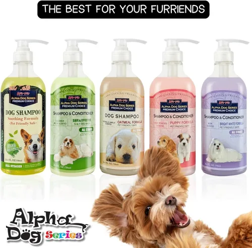 Miniatura 7 de Bright White - Champú y acondicionador natural para perros con aloe vera, juego de champú y acondicionador para perros con pH equilibrado, sin