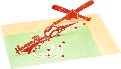 Miniatura 6 de DecoSet Home Run - Juego de béisbol para tartas, decoración de pasteles para cumpleaños o celebraciones de equipo, bates de béisbol, pelota y fotos