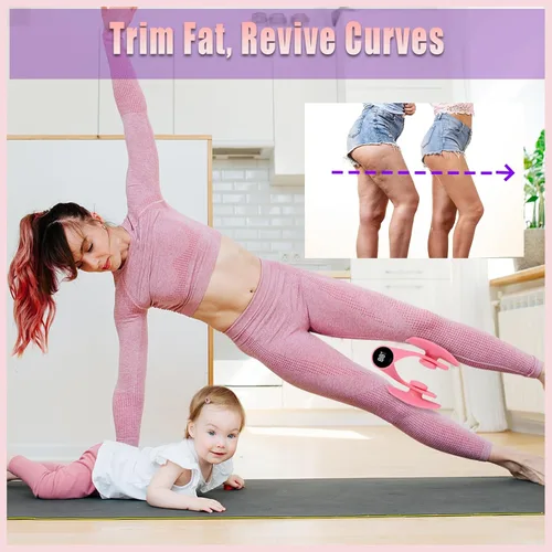 Miniatura 4 de Entrenador pélvico para mujeres y hombres – Ejercitador de cadera con resistencia de resorte ajustable, ejercitador Kegel tonificador para tu muslo