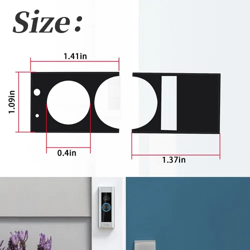 Miniatura 3 de Protector de pantalla de repuesto compatible con Ring Doorbell Pro versión anterior (1 unidad)
