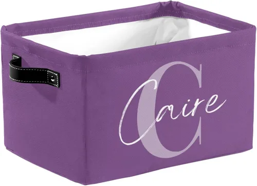 Miniatura 35 de Cesta de regalo personalizada con nombre, caja de juguetes de almacenamiento personalizada para niños, organizador de cubos de almacenamiento