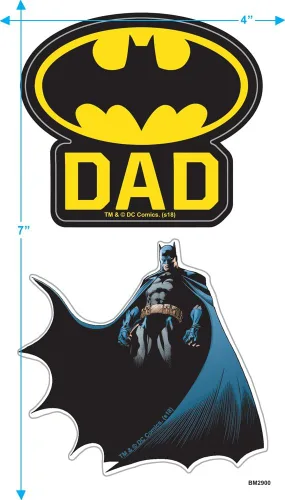 Miniatura 4 de Popfunk Camiseta clásica de Batman Dad by Day para el día del padre y calcomanías
