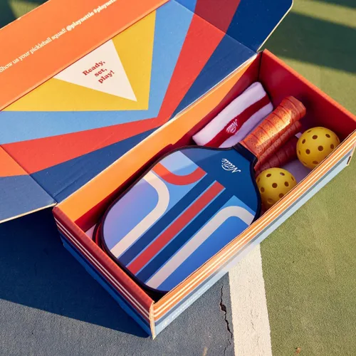 Miniatura 7 de Nettie Juego de palas de pickleball de 1/2/4, aprobadas por USAPA, de fibra de carbono, regalos de cumpleaños, día de San Valentín, para novia