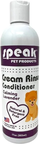 Miniatura 14 de Speak Pet Products Acondicionador de enjuague en crema natural para perros, ciruela de arándanos iluminadores, 17 onzas