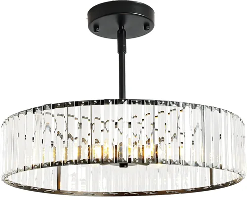 Miniatura 10 de 1 Pack Crystal Pendant Lights Kitchen Island,Modern Gold Pendant Light Fixtures,Adjustable Hanging Lighting for Kitchen Island Dining Room Bar Foyer