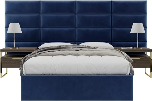 Miniatura 109 de Vänt - Paneles tapizados de cabecera para montar en la pared, diseño Isabelle, 60 x 23 pulgadas, configuración de 4 paneles individuales, Cuero