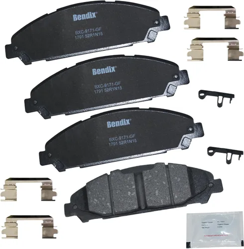 Miniatura 58 de Pastillas de freno delanteras cerámicas Bendix Priority1 CFC2302 para Hyundai Elantra 2021, Sonata 2022-2020, Kia K5 2023-2021