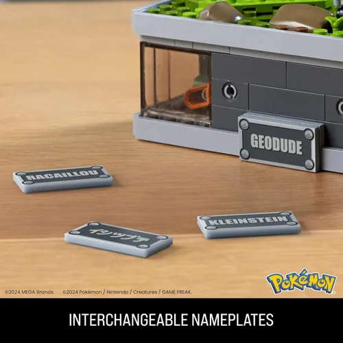 Miniatura 7 de MEGA - Juego de juguetes de construcción Pokémon, mini geodude movimiento con 355 piezas, 5 pulgadas de alto, brazos y boca móviles, coleccionable