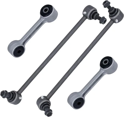Detroit Axle - Reemplazo de eslabones de barra estabilizadora delantera y trasera para BMW 325xi 330xi 2001-2005 - Juego de 4 piezas