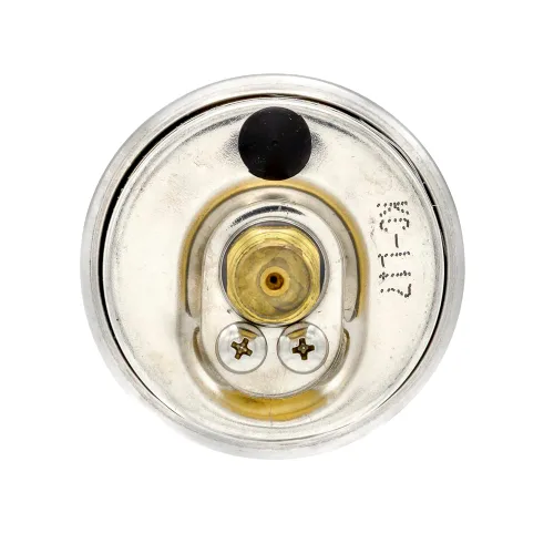 Miniatura 4 de Paquete de 2 manómetros de presión de montaje trasero central relleno de líquido con dial de 1.5 pulgadas, 0-3000 PSI, conexión NPT macho de 1/8