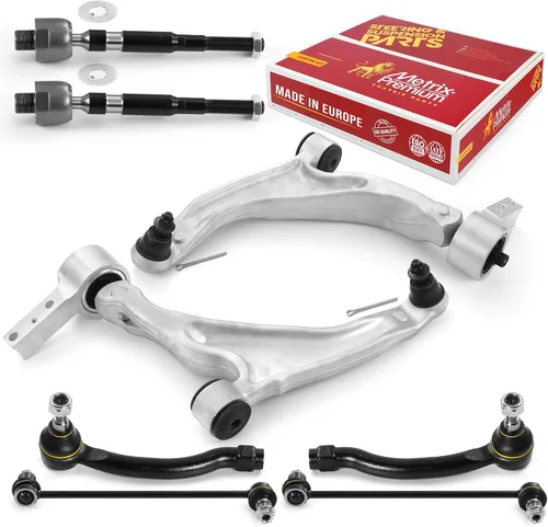 Miniatura 106 de Metrix Premium Chassis Parts - Kit de suspensión delantera de 10 piezas para BMW X5 2007-2013, BMW X6 2008-2014, reemplazo, fabricado en Europa