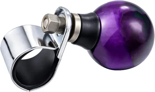 Miniatura 4 de Lunsom Pomo giratorio para volante, accesorio de mango eléctrico suicida en forma de bola, ayuda de giro de automóvil, agarre para la mayoría