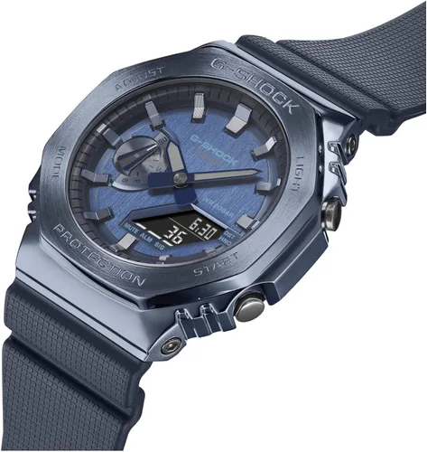 Miniatura 4 de Casio Reloj de cuarzo analógico digital para mujer con correa de plástico GM-2100N-2AER azul GM-2100N-2AER Azul GM-2100N-2AER