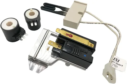 Edgewater Parts Kit de bobinas de válvula de gas y sensor de llama compatible con Whirlpool, Kenmore, Maytag, Frigidaire 338906 279834 Sensor de