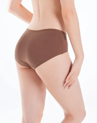 Miniatura 4 de INNERSY - Calzones de algodón con estilo hipster para mujer, disponible en tallas normales y tallas grandes, paquete de 6
