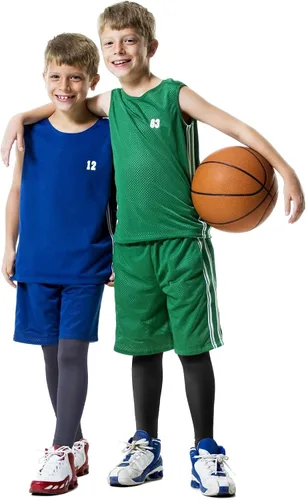 Miniatura 5 de Roadbox Pantalones de compresión para niños, leggings de elastano de secado rápido para correr, fútbol, baloncesto