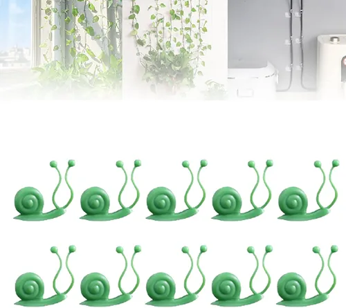 Miniatura 9 de Clips de pared para escalada de plantas, clips de soporte para plantas 2025, clips de jardín reutilizables, clips de soporte para plantas