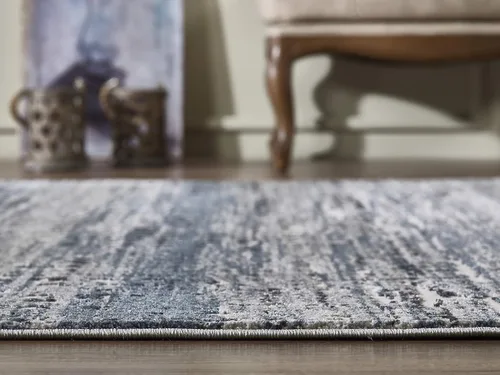 Miniatura 8 de Abani Rugs - Alfombra rectangular moderna con estampado de píxeles envejecidos de 2 pies 2 pulgadas x 8 pies, colección Vista, alfombra decorativa