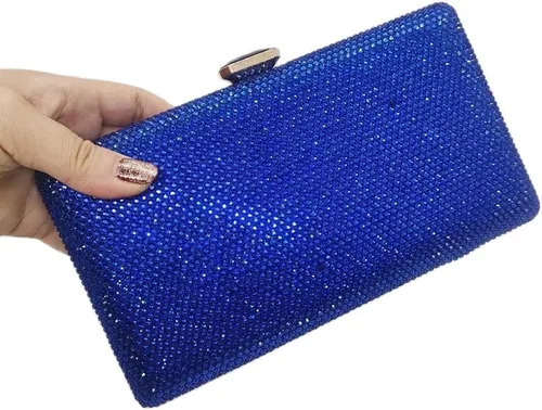 Miniatura 2 de Elegantes bolsas de noche de cristal, bolsos de boda, bolso de novia, caja de mano para mujer