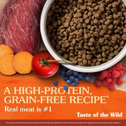 Miniatura 4 de Taste of the Wild High Prairie - Alimento seco para perros sin granos con bisonte asado y venado para cachorros, 28 libras