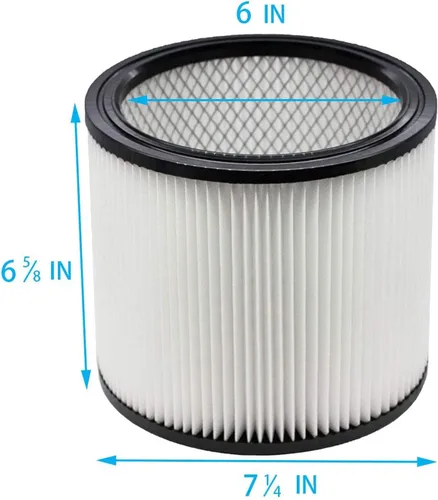 Miniatura 7 de Filtro de repuesto compatible con Shop-Vac 90350 90304 90333, se adapta a Shop Vac de 4-16 galones, la mayoría de aspiradoras húmedas y secas