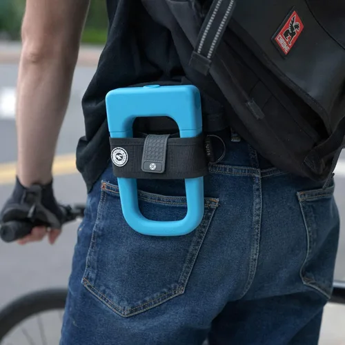 Miniatura 6 de ULAC U Hold - Soporte universal de bloqueo en U, S 4.921 in, soporte de bloqueo de bicicleta negro para bloqueo en U y D-Lock, soporte de correa