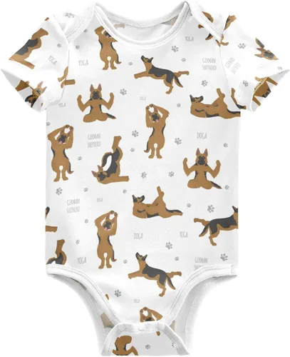 Miniatura 36 de vvfelixl Trajes de bebé lindos conjuntos de cachorros de manga corta de algodón ropa de bebé para niños niñas 0-24 meses