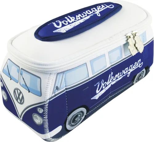 BRISA VW Collection - Volkswagen Bolsa universal de neopreno para maquillaje, cosméticos, artículos de tocador para farmacia de viaje, con diseño de