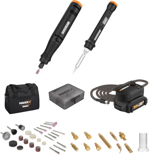 Miniatura 13 de Worx WX997L MAKERX Kit combinado de herramientas de manualidades de lujo