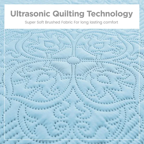 Miniatura 6 de Sophia & William - Quilts Azul claro