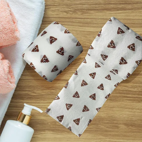 Miniatura 6 de Poop - Decoraciones de feliz cumpleaños para mujeres, hombres, ella, él, 3 capas, 150 hojas, rollo de papel higiénico novedoso, papel higiénico