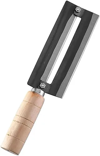 Cuchillo pelador de caña de azúcar, pelador de piña de acero al carbono, cortador de caña de azúcar, cuchillo de cepillado de artefactos con mango