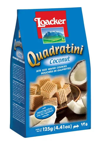 Miniatura 3 de Loacker Quadratini - Galletas de oblea de chocolate tamaño bocado, 8.82 onzas (paquete de 6)