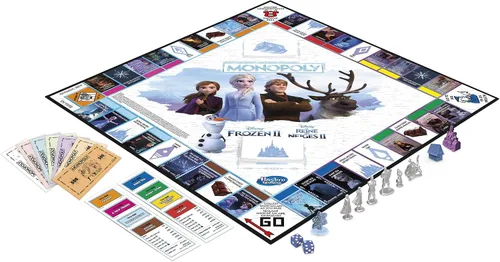 Miniatura 4 de Hasbro Disney Frozen II Monopoly (bilingüe - Inglés/Francés)