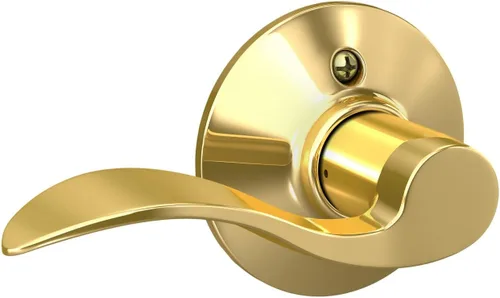 Miniatura 139 de SCHLAGE - Manija de puerta Accent con cerradura de paso libre para pasillo y armario en bronce antiguo - F10 ACC 716 Bronce Envejecido