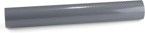 Miniatura 2 de EZAUTOWRAP - Adhesivo revestidor de vinilo muy brillante de fibra de carbono 7D prémium con juego de herramientas, lámina de calcomanía con Gris