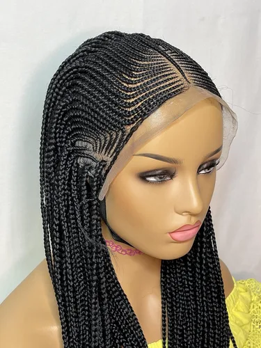 Miniatura 3 de Peluca trenzada cornrow peluca