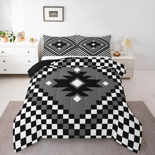 Miniatura 23 de Feelyou Juego de edredón de zorro ártico, juego de ropa de cama para niños y niñas, bonito edredón de animales salvajes, juego de edredón 1 juego