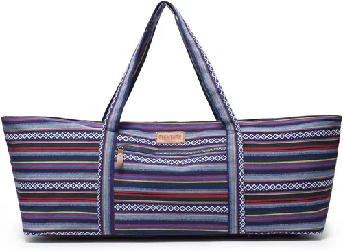 Bolsa grande para esterilla de yoga para mujeres y hombres, bolsa de gimnasio para viajes, pilates, oficina, playa, entrenamiento, con correa de