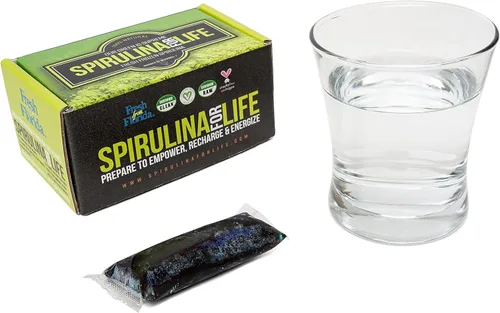 Miniatura 2 de Spirulina 7 Stick Pack 7 Day Supply Spirulina Live Flash congelada 100% pura cultivada en agua alcalina cultivada, cosechada y congelada
