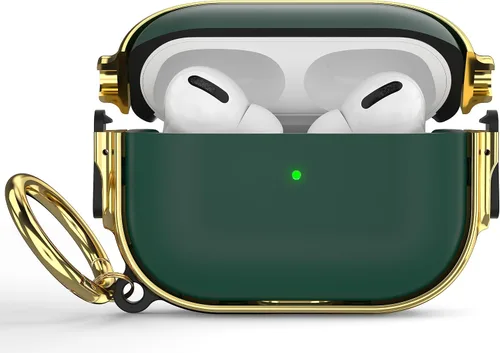 Miniatura 76 de Maxjoy Funda para AirPods 3 con cerradura, bonita funda protectora rígida para AirPod 3 de tercera generación para mujeres y hombres con llavero